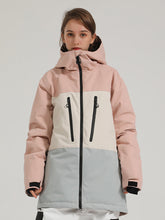 Women's Pink Ski Jacket Windproof Snowboard Jacket